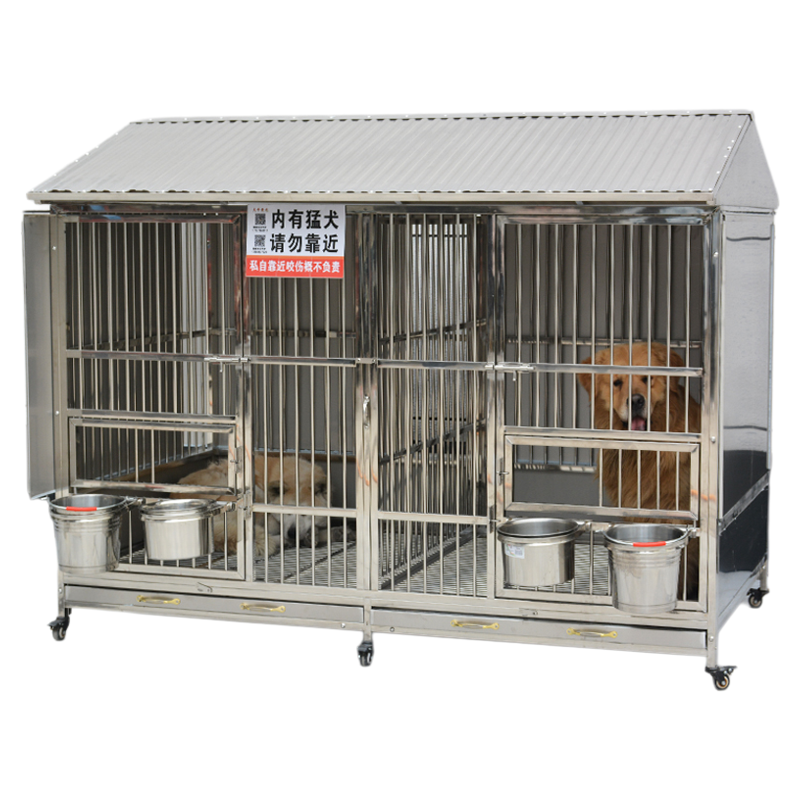 大牛笼具户外不锈钢狗笼子大型犬