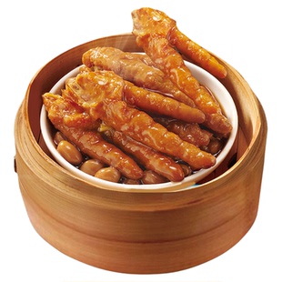 广州酒家紫金酱凤爪豉汁排骨式早茶加热即食懒人早餐半成品预制菜