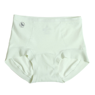 60支A类棉中高腰收腹包臀女内裤百分百纯棉透气加长裆全裤10A抑菌