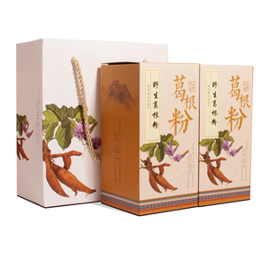 葛根粉野生葛粉礼盒子葛茶手提袋包装盒礼品盒密封袋罐子纸箱