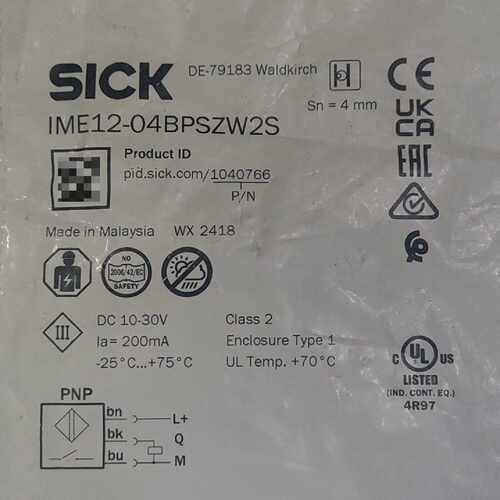 溢价-SICK西克接近开关IME12-04BPSZW2S