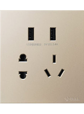公牛G27大板开关10A五孔保证正品