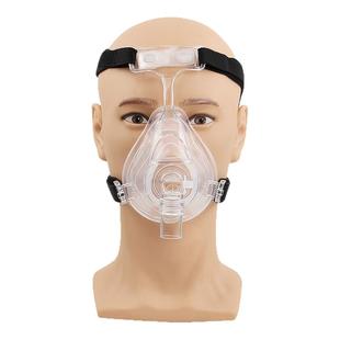 呼吸机口鼻面罩双水平家用无创呼吸机通用面罩呼吸机头带打呼鼻罩