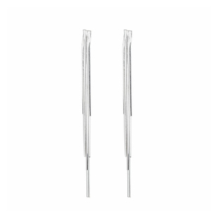 「软香玉」新中式银色长款流苏耳环蚊香盘耳夹女耳钉高级轻奢耳饰