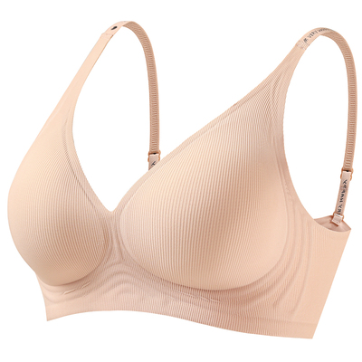 100%感觉无钢圈聚拢美背运动文胸