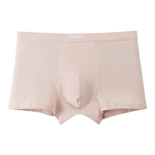 【抗菌】三福男士内裤纯棉裆轻薄透气男生四角平角裤男款