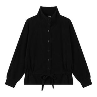 CryingCenter摇粒绒收腰抽绳长袖外套开衫 哭喊中心