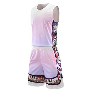 男童球服小学生篮球服套装青少年比赛女童球衣订制女童篮球衣男生