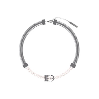 PEARLONA巴洛克珍珠皮带扣女项链