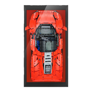 适用于乐高42143法拉利SP3亚克力展示盒防尘罩代托纳模型收纳盒子