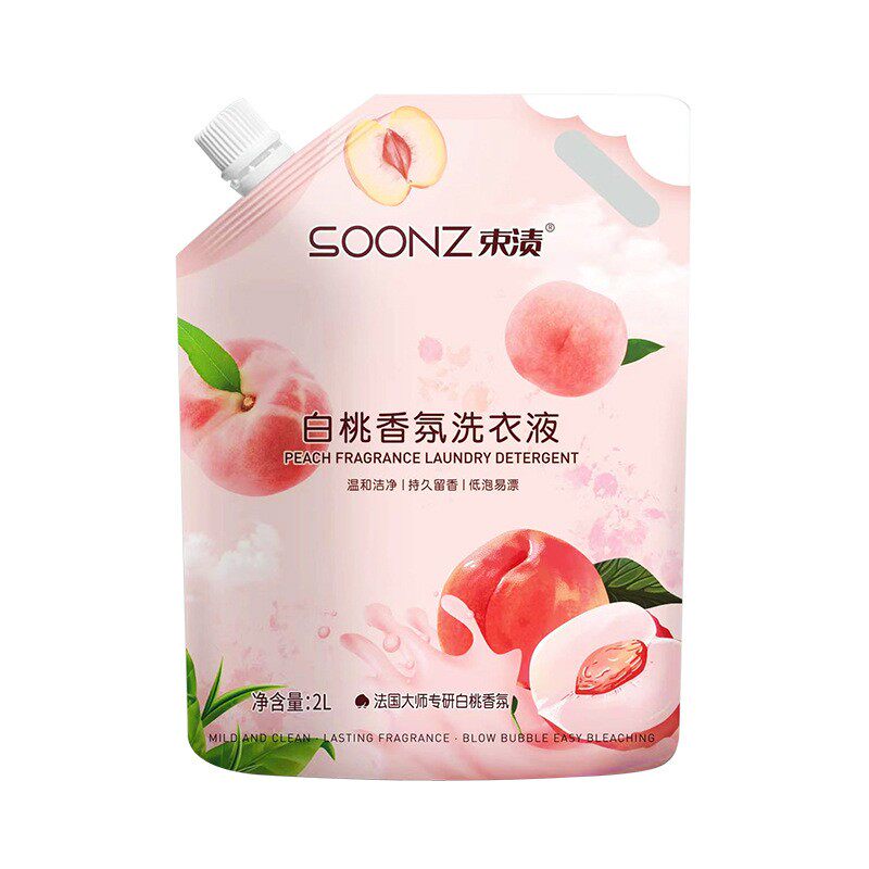白桃香水洗衣液持久留香抑菌除菌