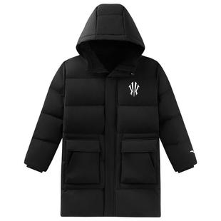 安踏儿童男大童中长羽绒服2025冬款上新保暖抗寒中大童羽绒服欧文