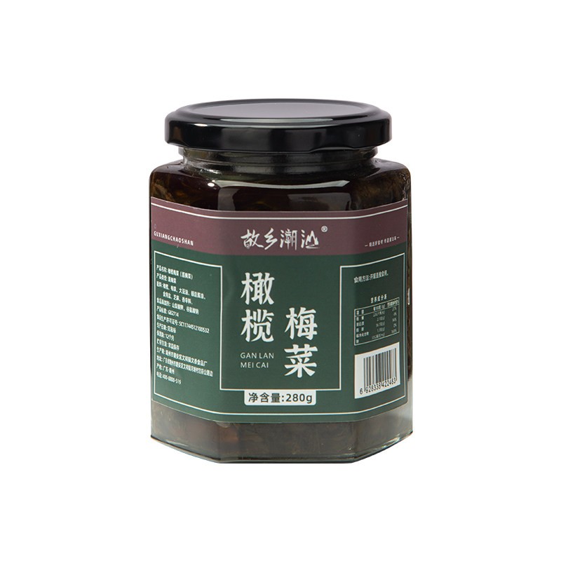 故乡潮汕梅菜橄榄菜即食下饭下粥