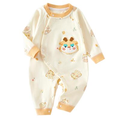 小聪熊婴儿衣服纯棉新年连体衣龙