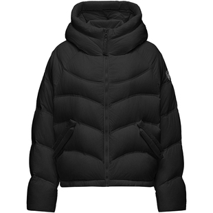 坦博尔户外冬季新款连帽羽绒服女短款时尚保暖小个子女生冬装外套