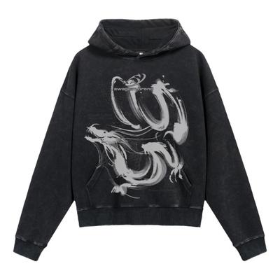 STA重磅水洗短款连帽卫衣