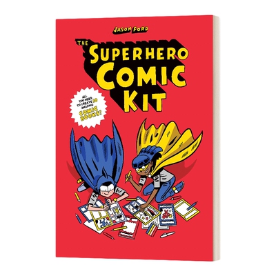 英文原版 The Superhero Comic Kit 超级英雄漫画工具包 英文版 进口英语原版书籍