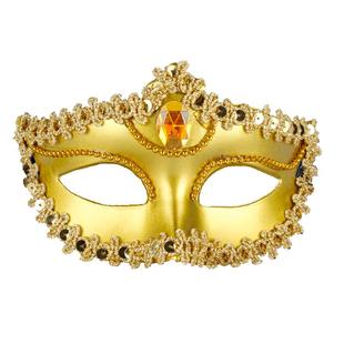 万圣节装饰半脸女面罩化妆舞会成人公主假面晚会直播道具蒙面眼罩