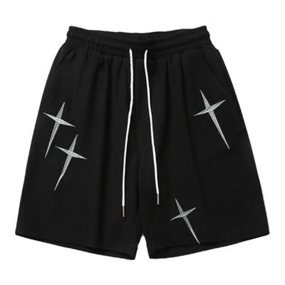 WHXS夏季短裤休闲字母五分裤