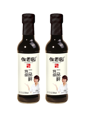 佐香园特级瓶装家用凉拌黄豆酱油