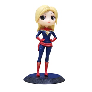 惊奇队长公仔摆件 复仇者联盟手办模型玩具电影同款女孩可爱礼物