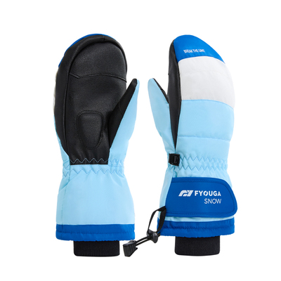 FYOUGA斐佑儿童滑雪手套防水保暖