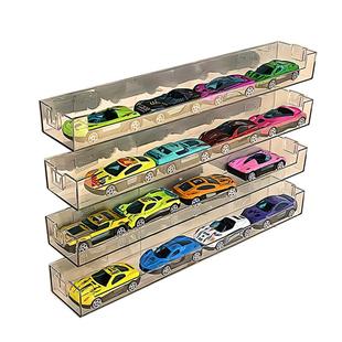儿童玩具车透明亚克力壁挂置物架风火轮小车合金模型汽车收纳盒