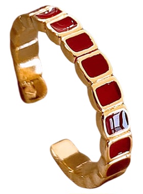 新款锆石开口戒指女轻奢小众设计