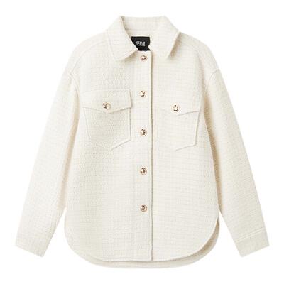 商场简约大气外套森马