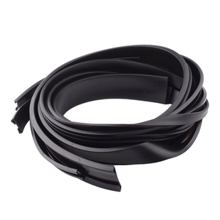 卡箍喉箍双U型包边垫带黑色橡胶密封条骑马卡扁铁防撞Z钣金保护条