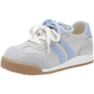 热风红色德训鞋2025年冬季新款新年运动休闲鞋百搭女鞋子平底板鞋