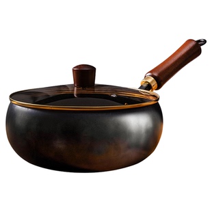 会员精选 梦创锤纹大肚锅铁锅炒锅24cm