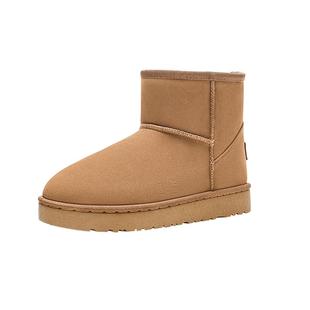 回力雪地靴女2026新款冬季爆款女士短靴东北加绒加厚保暖厚底棉鞋