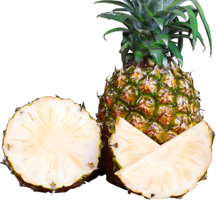 云南牛奶凤梨新鲜水果当季整箱手撕无眼香水菠萝凤梨大果特产包邮