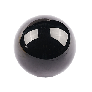 天然黑曜石球摆件乌金纯黑色原石打磨矿石客厅办公室桌面家居装饰