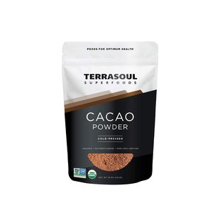 Terrasoul进口有机生可可粉0无糖低脂未碱化烘焙冲饮纯黑巧克力粉