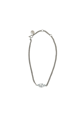 PAUSA ANN s925 克拉系列 质感托帕石马眼极简小众手链