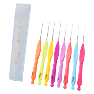 钩针编织工具全套装金属勾针diy毛线手工初学者软柄织毛衣针一套