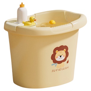 婧麒婴儿洗澡盆宝宝浴盆儿童洗澡桶家用坐躺大号小孩泡澡游泳桶男