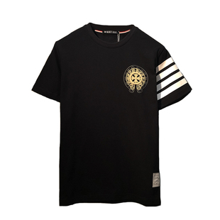 2024网红新款梵文符号tb四条杠短袖男潮牌百搭insT恤女半截袖体恤