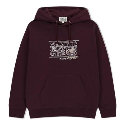 MARITHE涂鸦熊连帽卫衣