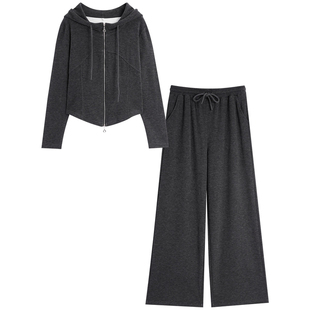 IEF/爱依服一整套穿搭2025秋冬新款简约休闲运动风通勤上下套裤