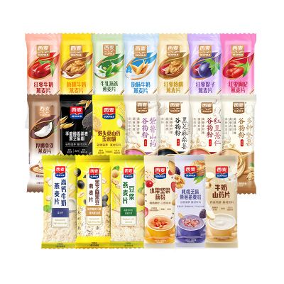 西麦20口味上班族早餐小包装麦片