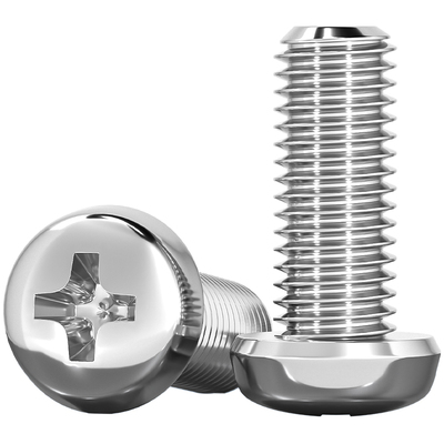 GB823小圆头十字螺丝304不锈钢