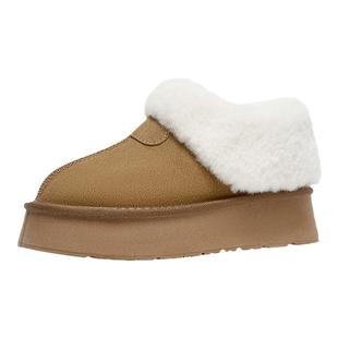 回力厚底雪地靴女款冬季新款爆款女鞋加厚保暖棉鞋毛毛鞋面包鞋子