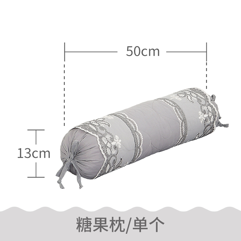 白色抱枕公主风卧室沙发飘窗靠枕护腰枕蕾丝花边糖果枕