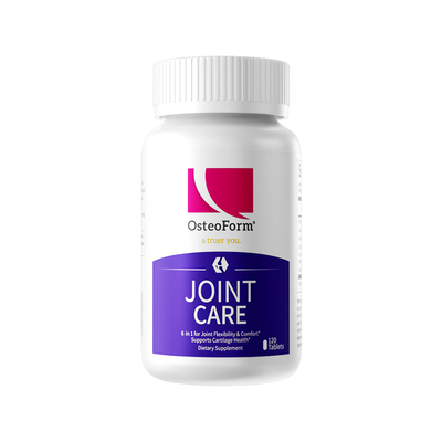 OST乐力氨糖软骨素钙片骨胶原中老年护关节维骨力120片2瓶装进口