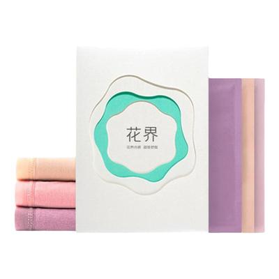 花界女士内裤中高腰女高弹力抑菌