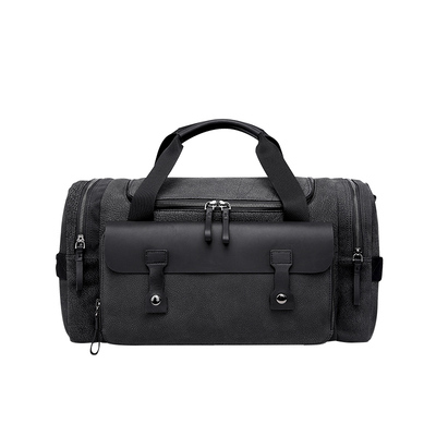 头层磨砂牛皮男训练旅行大手提包