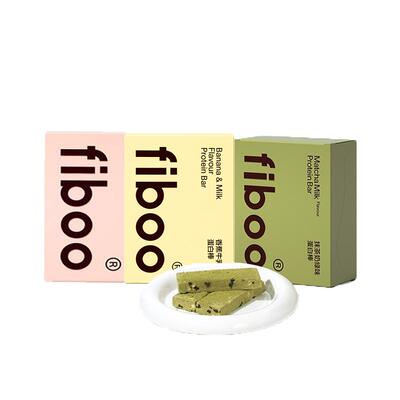 fiboo植物蛋白棒餐能量棒0低无蔗糖营养解馋零食餐饱腹食品下午茶